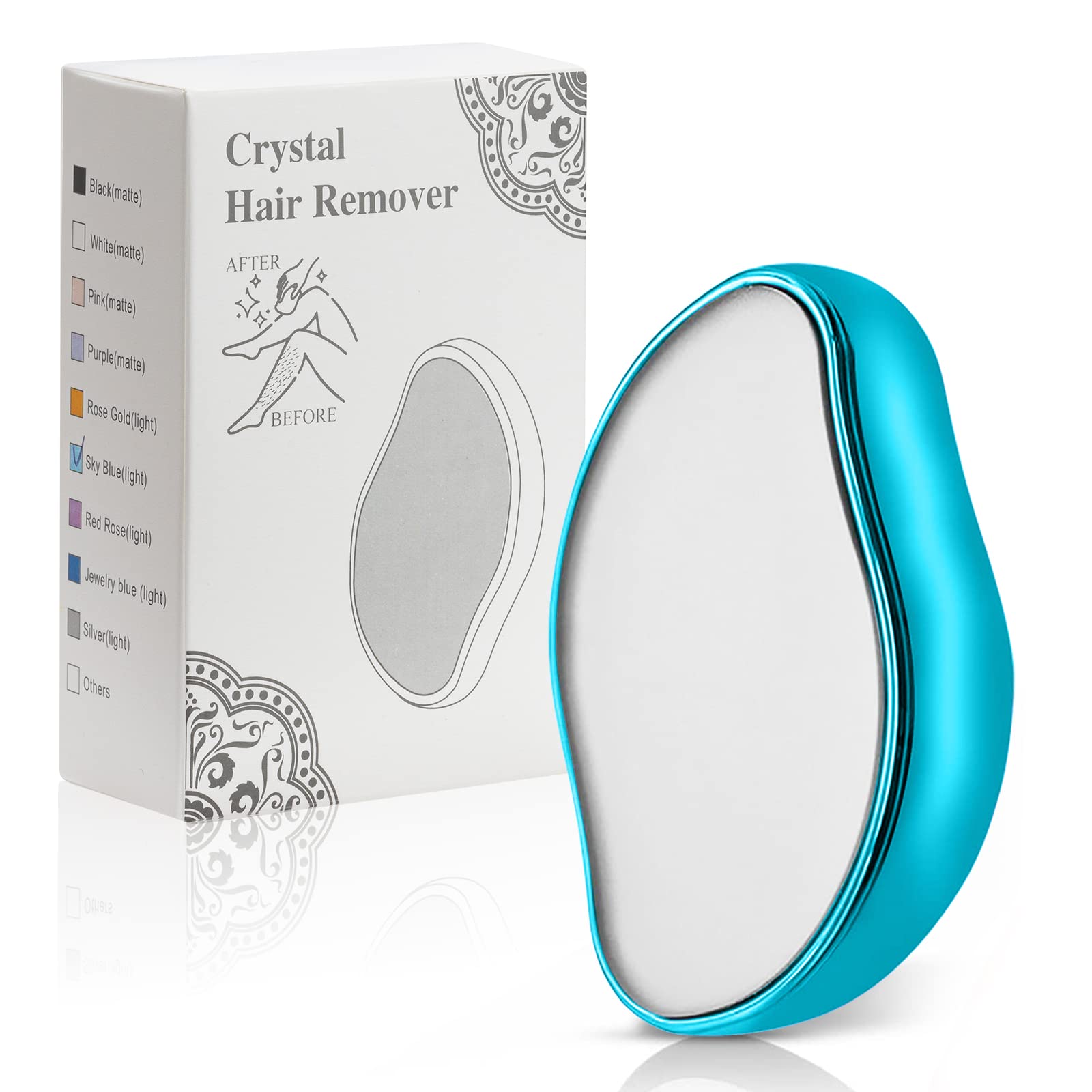 Crystal Hair Removal Eraser | Painless Hair Remover | Reusable Epilator for Men & Women