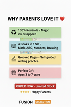 Sank Magic Practice Book for Kids (4 BOOKS+10 INK REFILL)