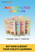 Sank Magic Practice Book for Kids (4 BOOKS+10 INK REFILL)