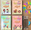 Sank Magic Practice Book for Kids (4 BOOKS+10 INK REFILL)